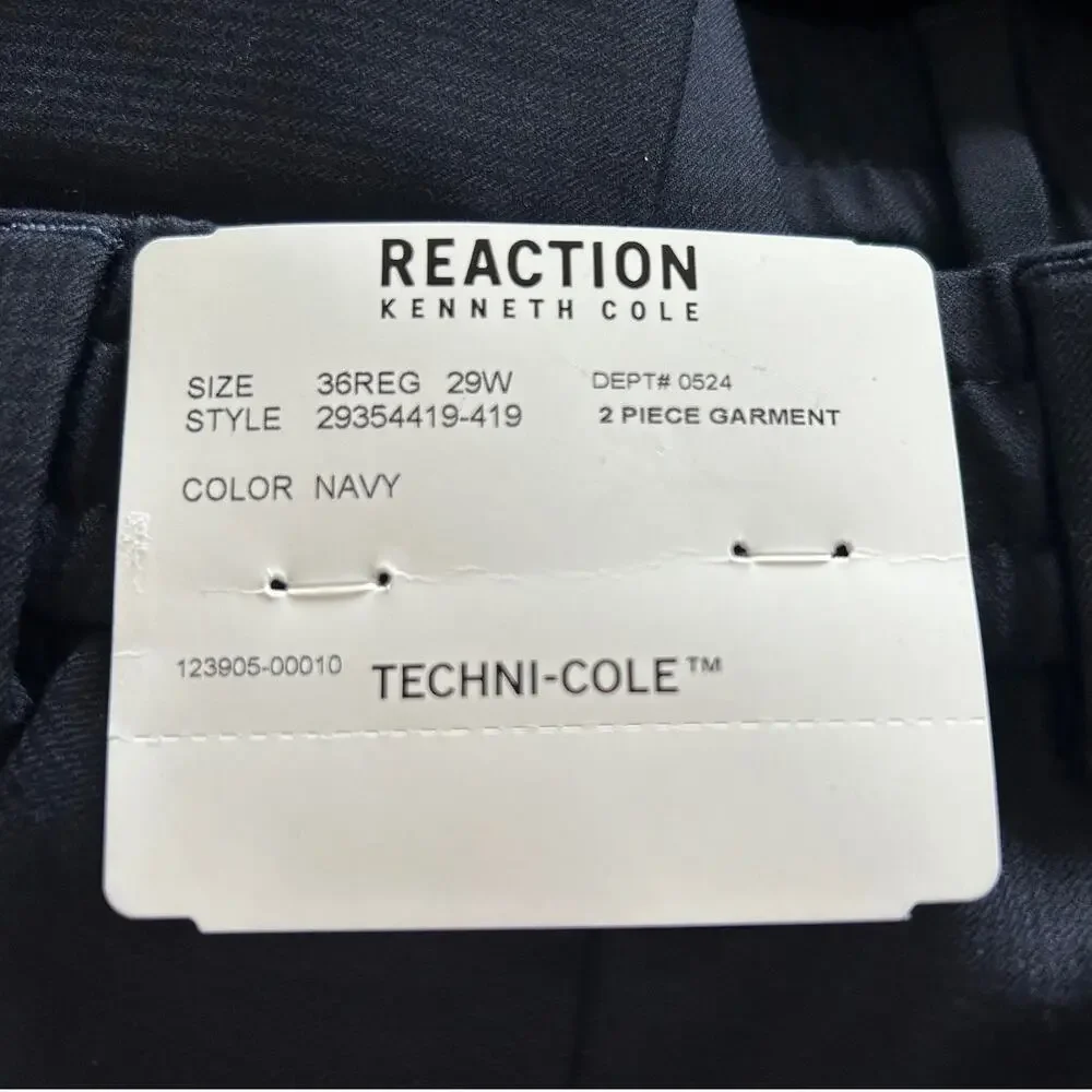 NWT Kenneth Cole Reaction Suit Pants – Navy, Men’s 29W x 32L